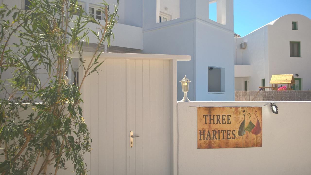Three Harites Aparthotel Períssa Eksteriør bilde